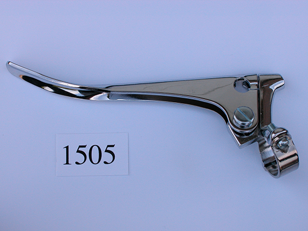 1 inch L/H replica Doherty clutch lever, chrome plated.